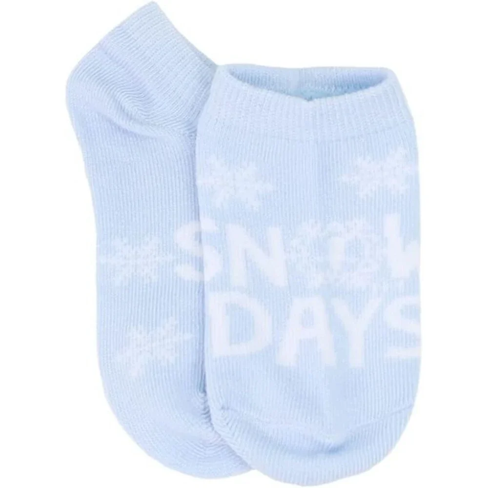 5 Pack Elf On The Shelf Snow Days No Show Socks Size 4-6 Shoe Size 7-10